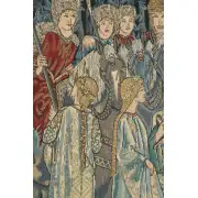 Knights Departure Belgian Tapestry - 45 in. x 33 in. Cotton/Viscose/Polyester by William Morris | Close Up 1