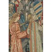 Knights Departure Belgian Wall Tapestry | Close Up 2