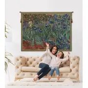 Les Iris Belgian Wall Tapestry | Life Style 2
