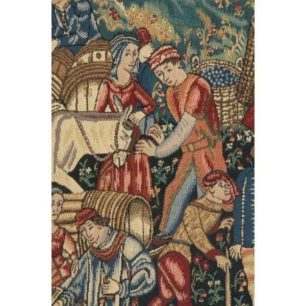 Wine Merchants Belgian Wall Tapestry | Close Up 2