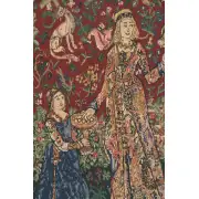 Taste Lady and Unicorn Belgian Wall Tapestry | Close Up 1