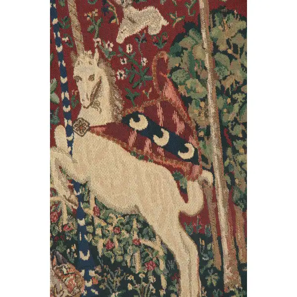 Taste Lady and Unicorn Belgian Tapestry | Close Up 2