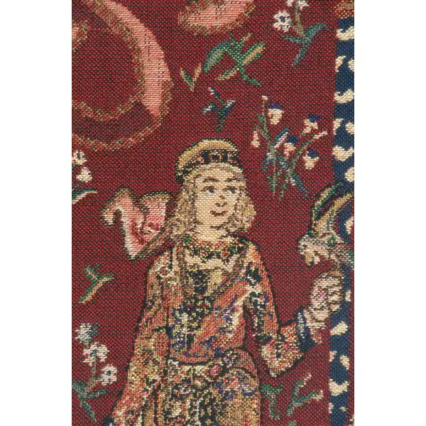 Taste, Lady and the Unicorn Belgian Tapestry | Close Up 1