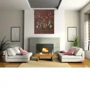 Smell, Lady and the Unicorn Belgian Wall Tapestry | Life Style 1