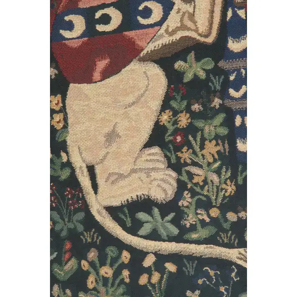 Portiere du Lion Belgian Tapestry | Close Up 2