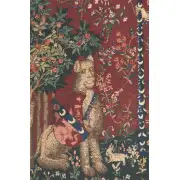 Touch Lady And Unicorn Belgian Tapestry - 62 in. x 69 in. Cotton/Viscose/Polyester by Charlotte Home Furnishings | Close Up 2