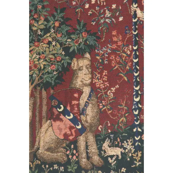 Touch Lady And Unicorn Belgian Tapestry - 62 in. x 69 in. Cotton/Viscose/Polyester by Charlotte Home Furnishings | Close Up 2