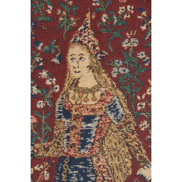 Touch, Lady and the Unicorn Belgian Tapestry | Close Up 1