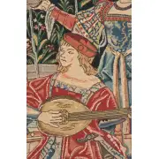 Medieval Concert Belgian Wall Tapestry | Close Up 1