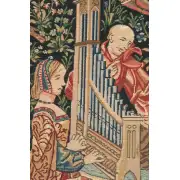 Medieval Concert Belgian Wall Tapestry | Close Up 2