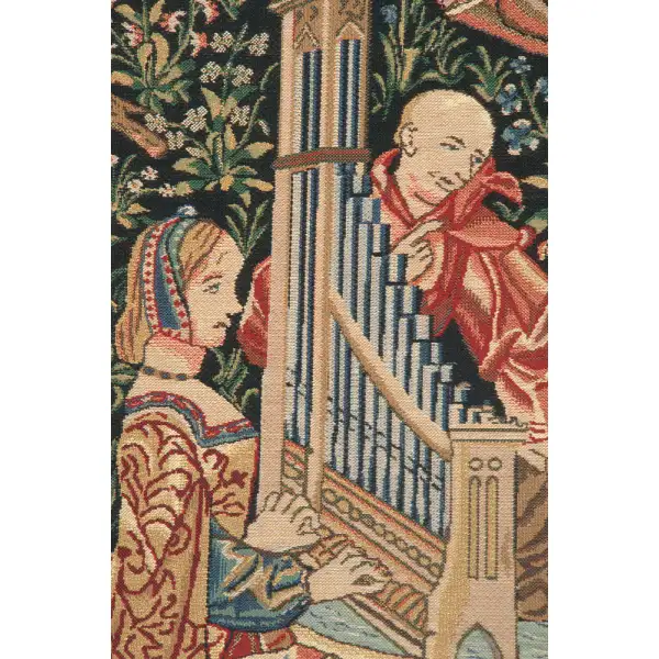 Medieval Concert Belgian Tapestry - 69 in. x 47 in. Cotton/Viscose/Polyester by Charlotte Home Furnishings | Close Up 2