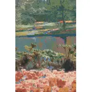 Keukenhof I Belgian Tapestry - 97 in. x 62 in. Cotton/Viscose/Polyester by Charlotte Home Furnishings | Close Up 1