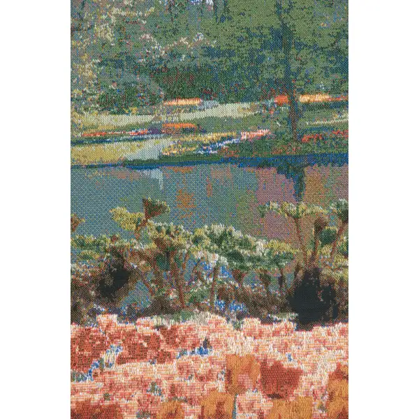 Keukenhof I Belgian Tapestry - 97 in. x 62 in. Cotton/Viscose/Polyester by Charlotte Home Furnishings | Close Up 1