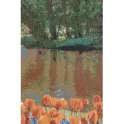 Keukenhof I Belgian Tapestry - 97 in. x 62 in. Cotton/Viscose/Polyester by Charlotte Home Furnishings | Close Up 2