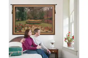 Keukenhof II Belgian Wall Tapestry