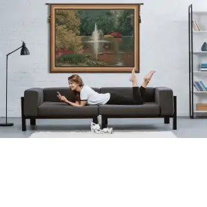 Keukenhof V Belgian Tapestry - 69 in. x 48 in. Cotton/Viscose/Polyester by Charlotte Home Furnishings Inc