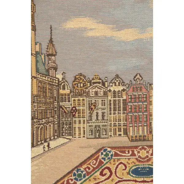 Brussels Place Belgian Tapestry | Close Up 2