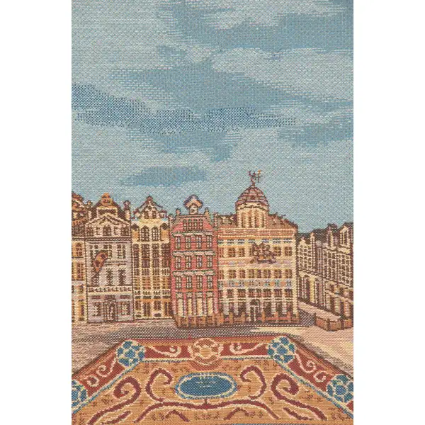 Brussels Place Bleu  Belgian Tapestry | Close Up 1
