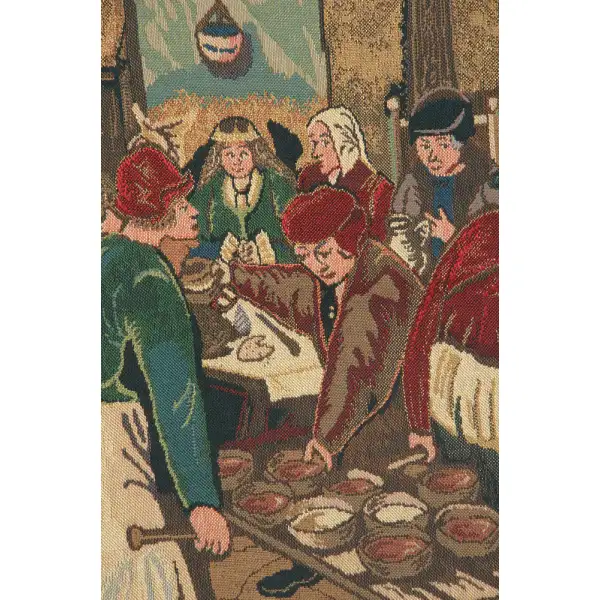 Wedding Feast Belgian Tapestry | Close Up 1