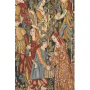 Wine Makers, Terracotta Belgian Tapestry | Close Up 2