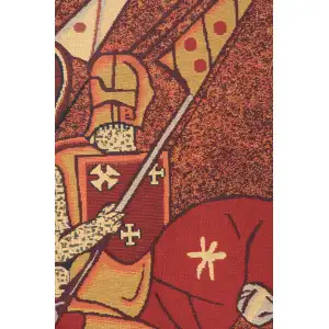 Godfrey Of Bouillon Belgian Tapestry - 21 in. x 26 in. Cotton/Viscose/Polyester by Charlotte Home Furnishings Inc