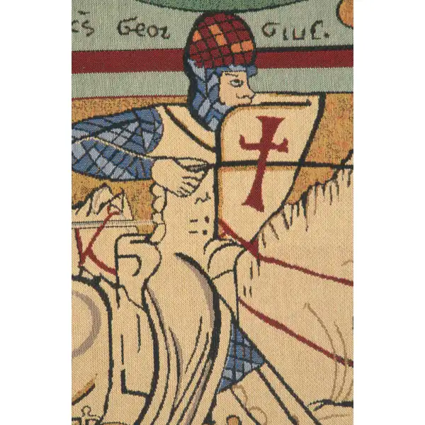 Chevaliers de St. Gregoire Belgian Tapestry | Close Up 1