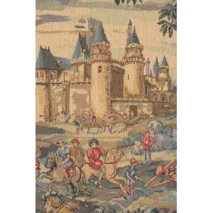 La Chasse Belgian Tapestry - 45 in. x 33 in. Cotton/Viscose/Polyester by Charlotte Home Furnishings Inc