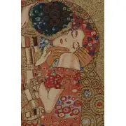 Klimt's Kiss Belgian Wall Tapestry | Close Up 1