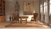 Klimt's Kiss Belgian Wall Tapestry | Life Style 1