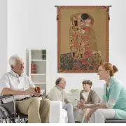 Klimt's Kiss Belgian Wall Tapestry | Life Style 2