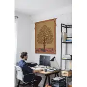 Klimt's Tree Of Life Belgian Tapestry - 33 in. x 43 in. Cotton/Viscose/Polyester by Gustav Klimt | Life Style 2