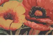 Poppies III Belgian Tapestry | Close Up 2