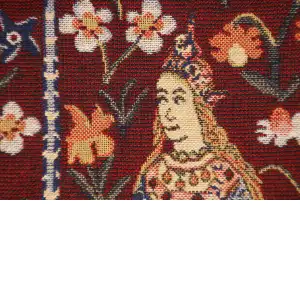 Touch III Belgian Woven Cushion Cover Tapestry Cushion Cover - 16x16" Hand Finished Pillow for Living Room - Decorative Throw Accent Pillow Cover for Sofa & Couch - Cushion Cover for Indoor Use