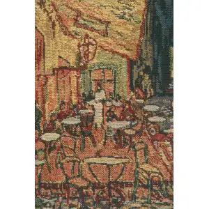 C Charlotte Home Furnishings Inc Van Gogh's Terrace European Cushion Cover | Decorative Cushion Case with Cotton Polyester & Viscose | 16x16 Inch Cushion Cover for Living Room | by Vincent Van Gogh