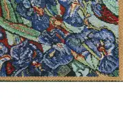 The Iris II Belgian Couch Pillow | Close Up 2