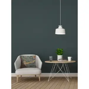 Stary Night Belgian Woven Cushion Cover - 16 x 16" Hand Finished Square Pillow for Living Room - Vincent Van Gogh Throw Accent Pillow Cover for Sofa Bed Couch - Cushion Cover for Indoor Use