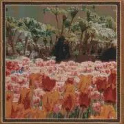 Keukenhof Gardens I Belgian Cushion Cover | Close Up 1