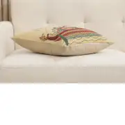 Bayeux Mare Belgian Couch Pillow | Close Up 3