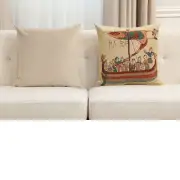 Bayeux Mare Belgian Couch Pillow | Close Up 5