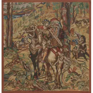 Vieux Brussels II Belgian Cushion Cover - 16 in. x 16 in. Cotton/Viscose/Polyester by Charlotte Home Furnishings Inc