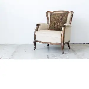 Vieux Brussels II Belgian Cushion Cover - 16 in. x 16 in. Cotton/Viscose/Polyester by Charlotte Home Furnishings Inc