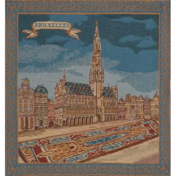 Grand Place Brussels II Belgian Cushion Cover | Close Up 1