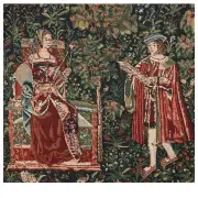 The Reading Belgian Couch Pillow | Close Up 1