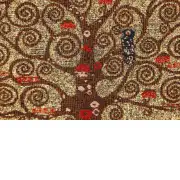 Klimt Tree of Life I Belgian Couch Pillow | Close Up 3