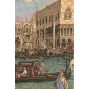 Bucintoro Venice Italian Tapestry - 54 in. x 36 in. Cotton/Viscose/Polyester by Canaletto | Close Up 1