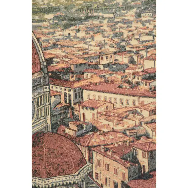 Florence Cathedral Italian Tapestry - 52 in. x 38 in. Cotton/Viscose/Polyester by Charlotte Home Furnishings | Close Up 1