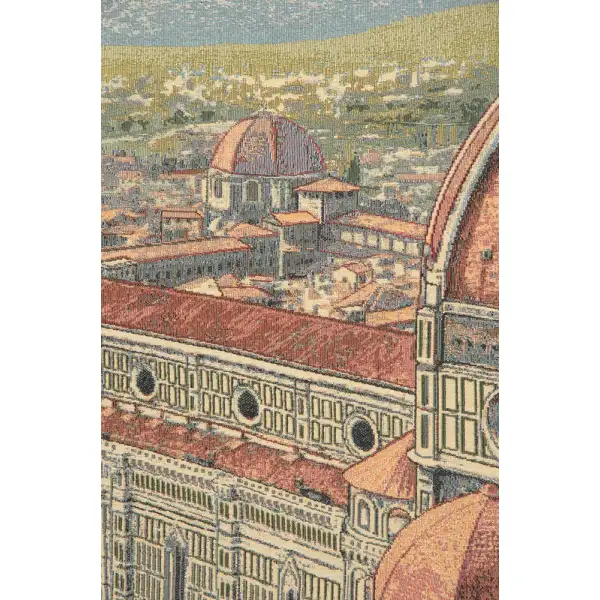 Florence Cathedral Italian Tapestry - 52 in. x 38 in. Cotton/Viscose/Polyester by Charlotte Home Furnishings | Close Up 2