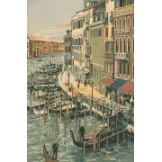 Grand Canal Italian Tapestry - 46 in. x 26 in. Cotton/Viscose/Polyester by Charlotte Home Furnishings | Close Up 1