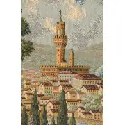 Firenze Veduta Italian Tapestry | Close Up 1