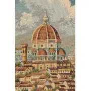 Firenze Veduta Italian Tapestry - 19 in. x 12 in. Cotton/Viscose/Polyester by Charlotte Home Furnishings | Close Up 2